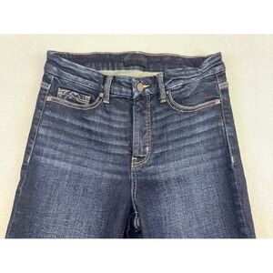 Buckle Black Fit No 75 Ankle Skinny Jeans Dark Wash Indigo Women 27x27 High Rise